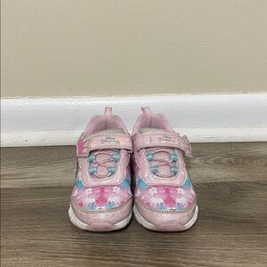 Pink and blue Disney princess sneakers